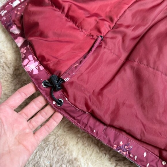 🌈 Reima 🌈 Girls' waterproof hooded jacket Muhvu Jam Red - Picture 8 of 16